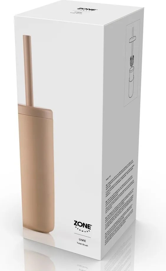 Beżowa kamionkowa szczotka do WC Ume – Zone