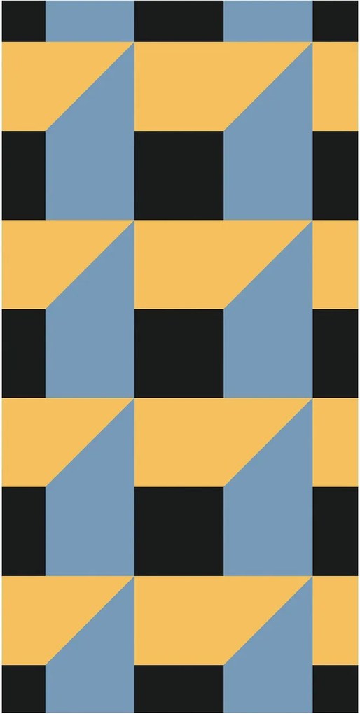 Tapeta - Kolorowa geometryczna abstrakcja I.