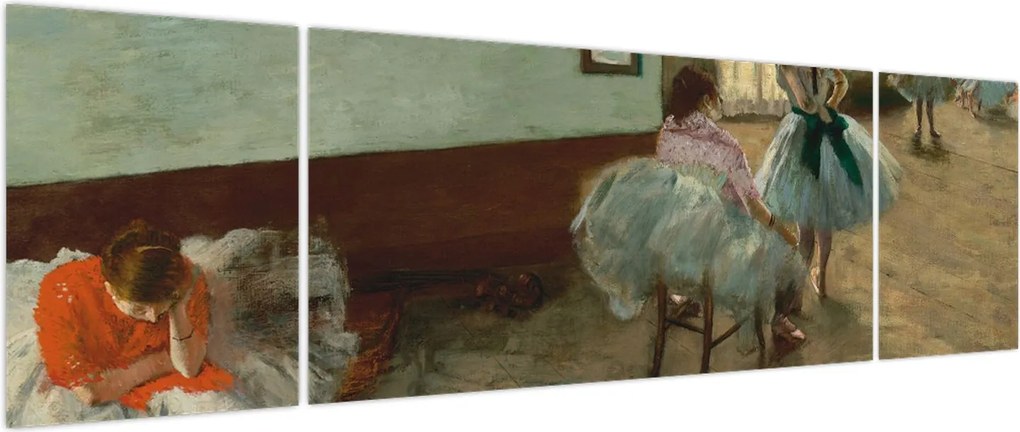 Obraz - Edgar Degas, The Dance Lesson, reprodukcje (170x50 cm)