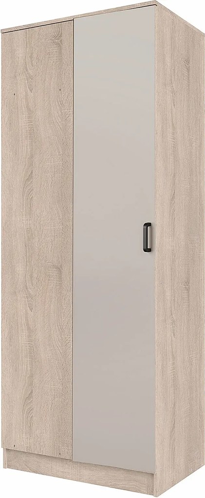 Narożna szafa uchylna dąb sonoma + kaszmir A9-N27