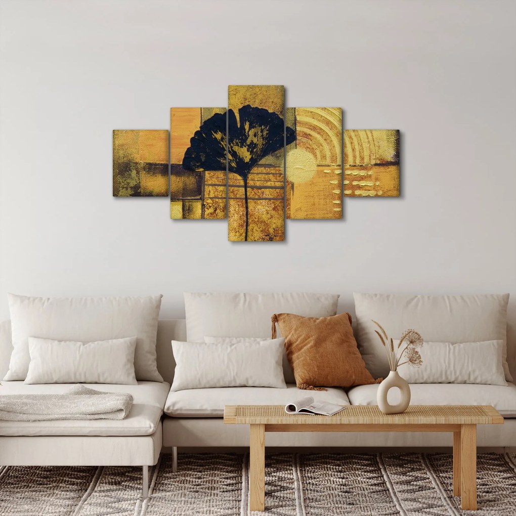 Obraz - Liść miłorzębu (125x70 cm)