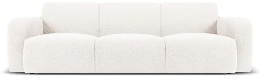 Biała sofa z materiału bouclé 235 cm Molino – Micadoni Home