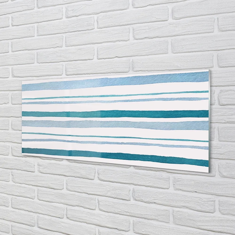 Szkło do Kuchni na Ścianę Abstrakcyjne Nieregularne Paski