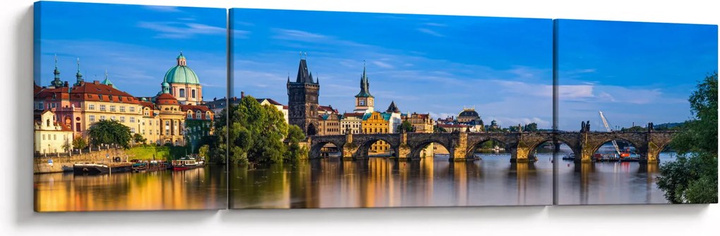 Obraz Mostu Karola (170x50 cm)