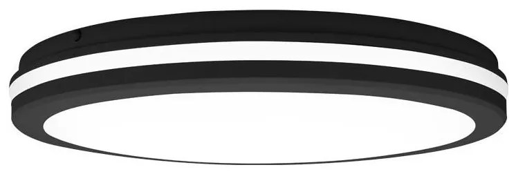 Top Light - LED lampa sufitowa do łazienki COMET LED/40W/230V IP54 czarna Ø 40 cm