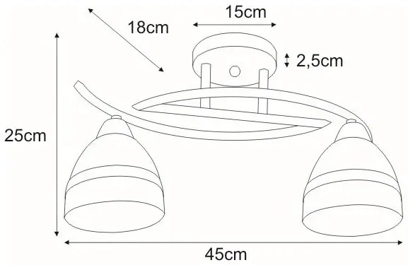 Podwójny Klasyczny Żyrandol C6-R56