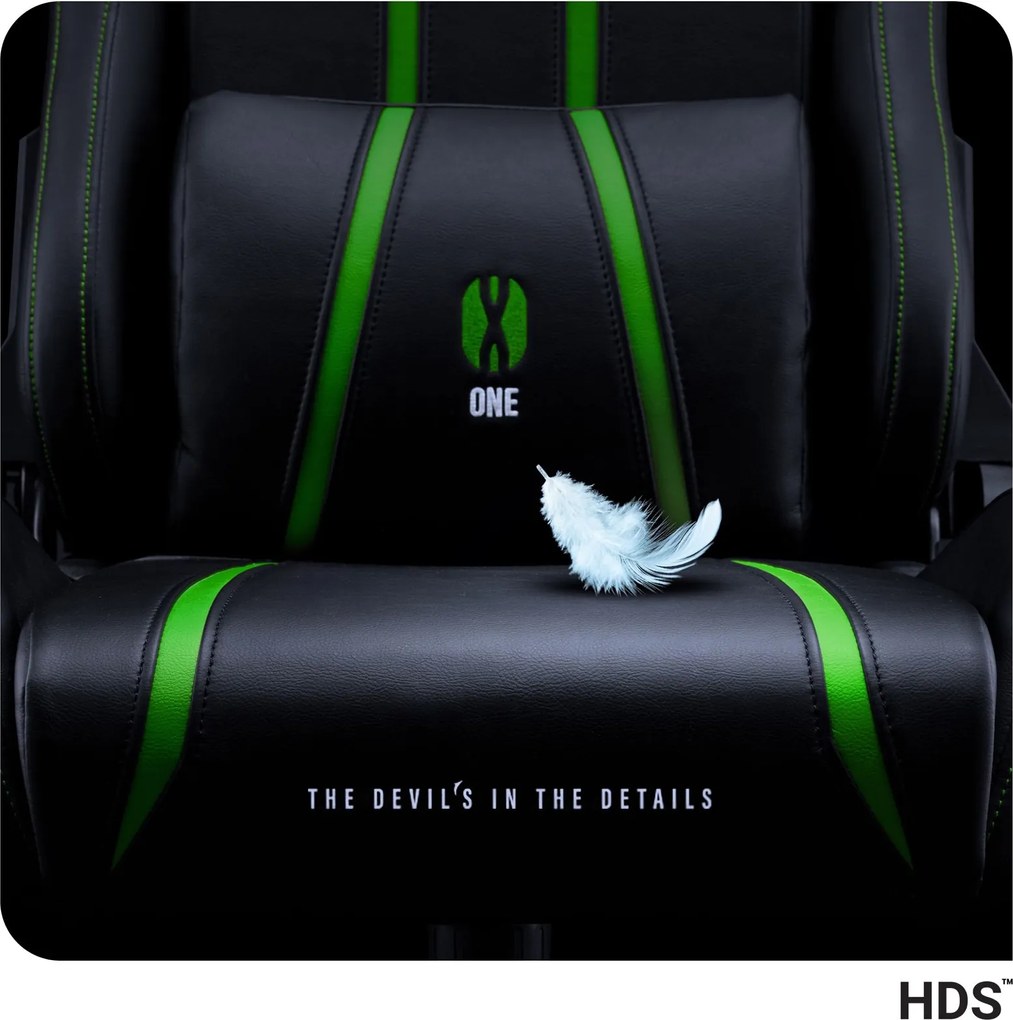 Fotel gamingowy Diablo X-One 2.0 Normal Size czarno-zielony