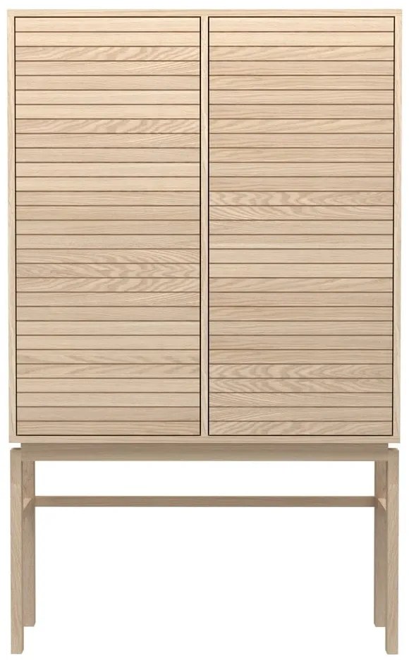 Naturalna szafka w dekorze dębu 91x150 cm Linley – Actona