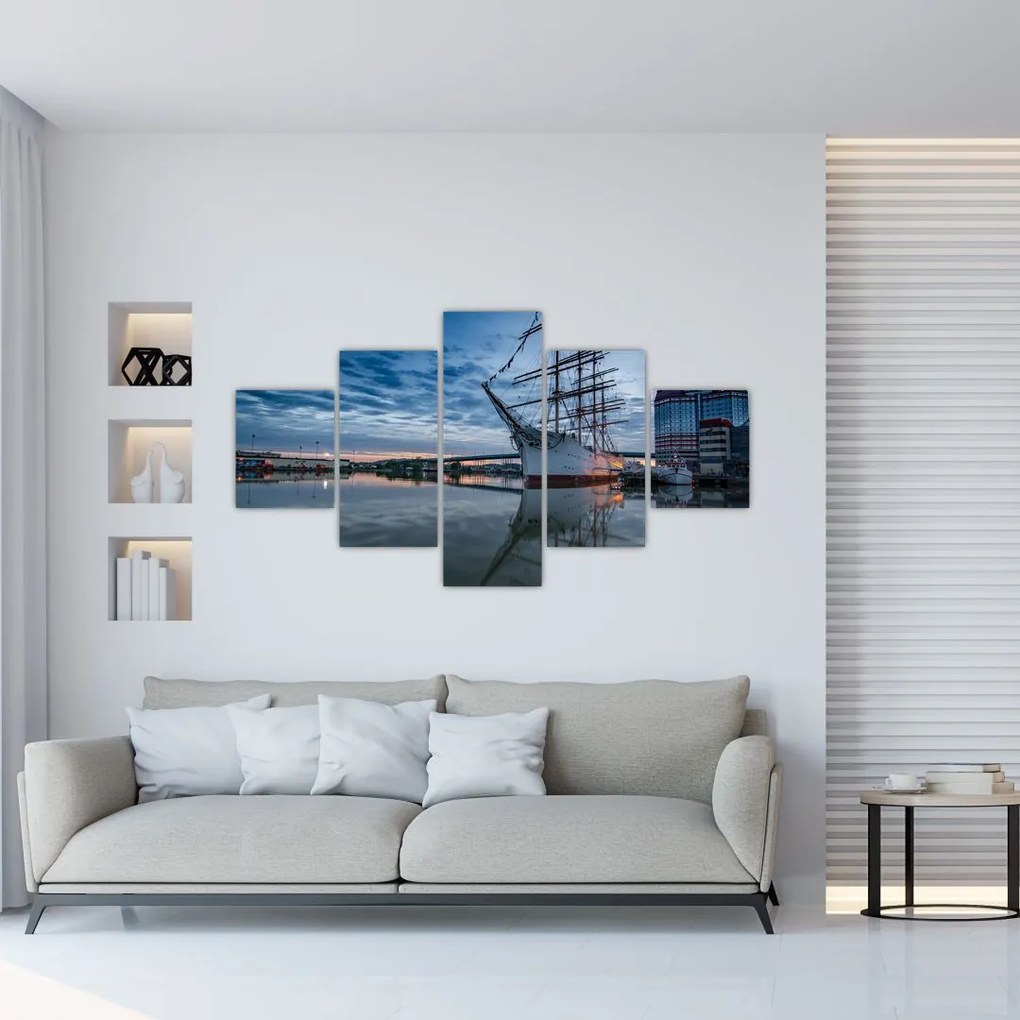 Obraz żaglówki (125x70 cm)