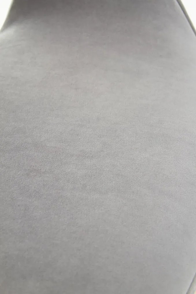 Krzesło K396 VELVET szare HALMAR