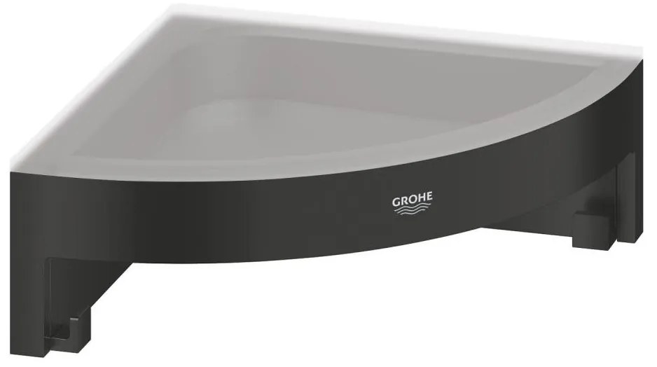 GROHE 411062430 - Narożna półka prysznicowa ESSENTIALS 250 × 250 mm czarna