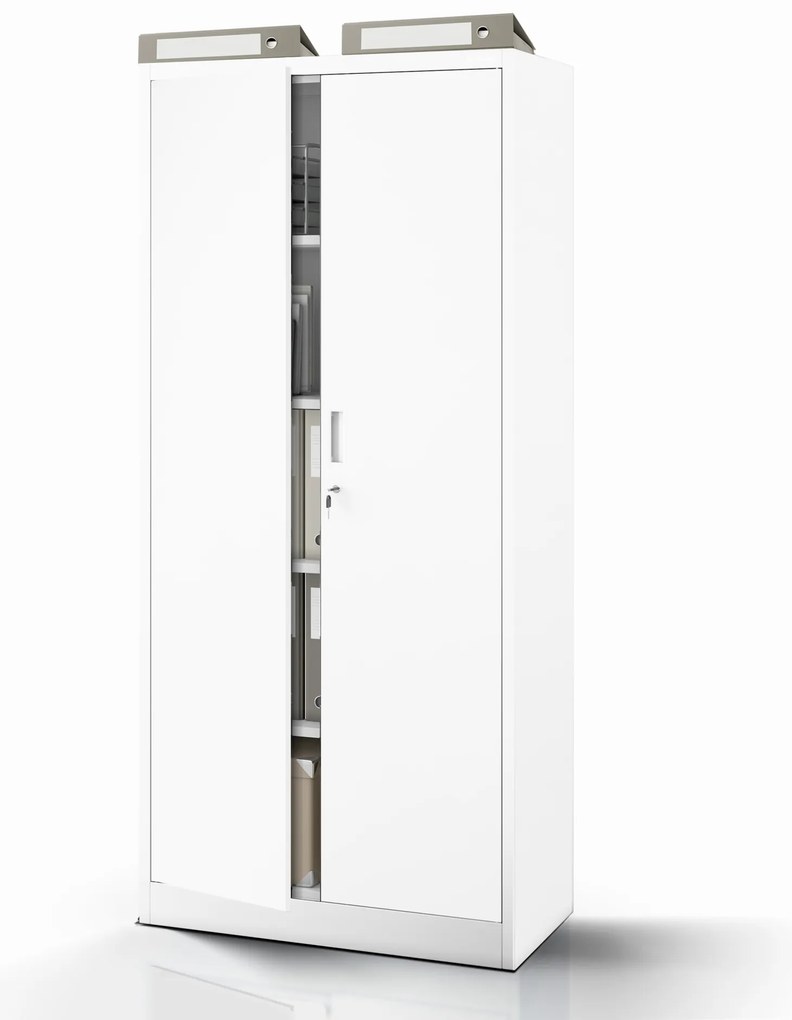 Szafa metalowa biurowa biała: JAN Compact 1750 x 800 x 400 mm
