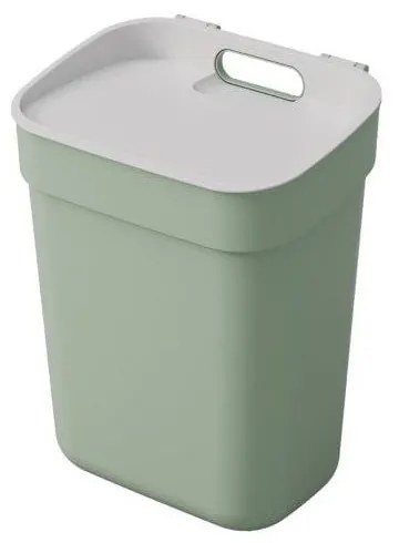 Jasnozielony kosz na śmieci do segregacji odpadów z plastiku z recyklingu 10 l Ready To Collect – Curver