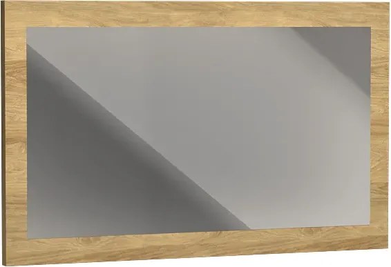 Lustro ścienne w ramie hikora naturalna N7-E11