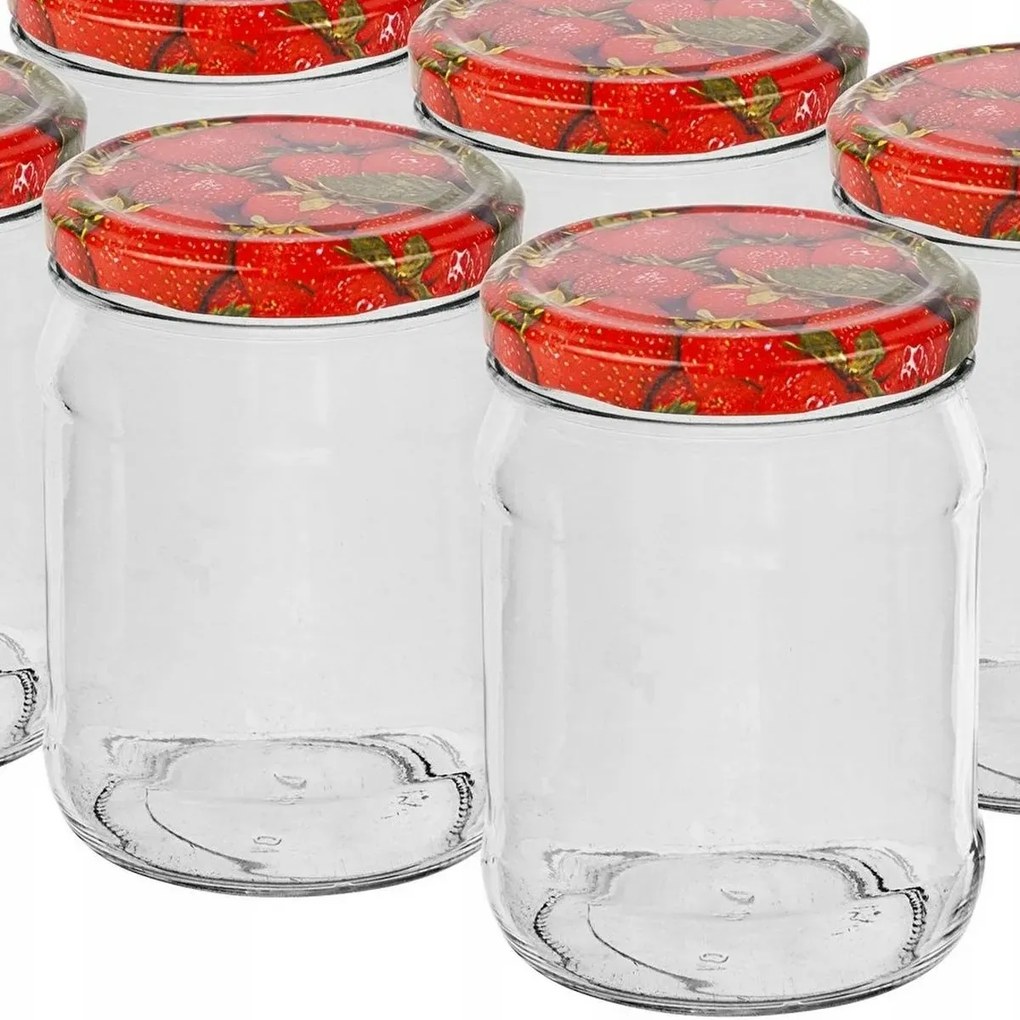 Browin 11252 zestaw słoików z pokrywką Twist 500 ml, 6 szt.