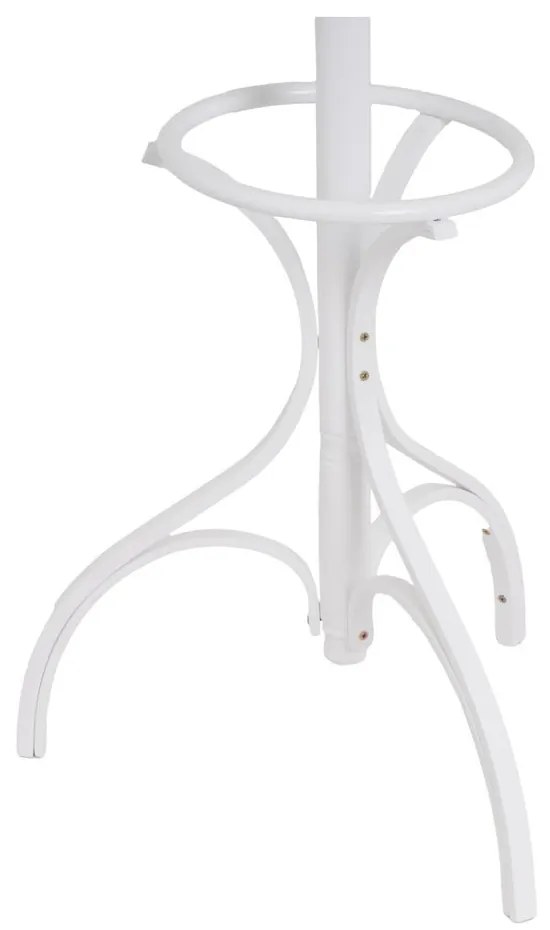 Biały wieszak z litego drewna topolowego Thonet – Casa Selección