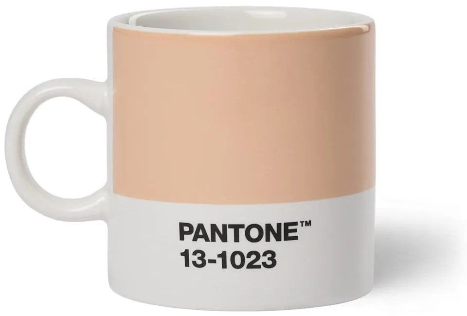 Pomarańczowy ceramiczny kubek na espresso 120 ml Peach Fuzz 13-1023 – Pantone