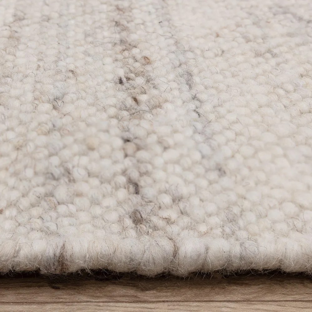 Dywan z mieszanki wełny dwustronny/tkany ręcznie w kolorze kości słoniowej 160x230 cm Birkdale Ivory – Asiatic Carpets