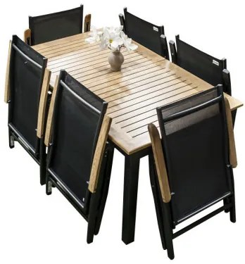 Czasza parasola ochronny na stół 150x90 cm + 4 do 6 rozkładanych krzeseł