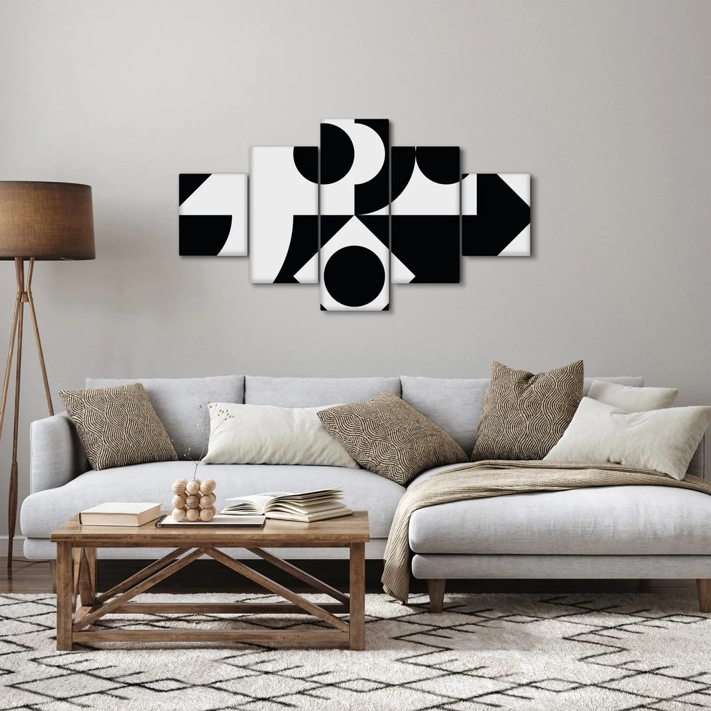 Obraz - Abstrakcja geometryczna N⁰1 (125x70 cm)