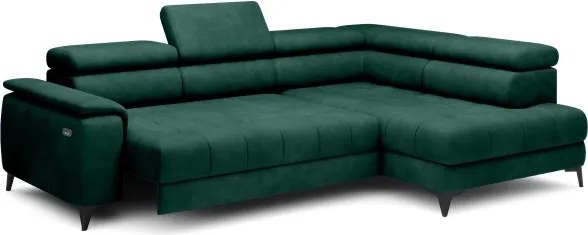 Narożnik CHIVAS L z Elektryczną regulacją siedziska wolnostojący WERSAL