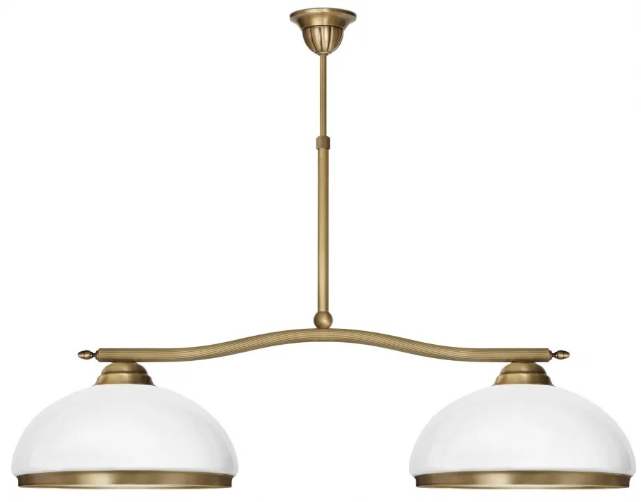 Klasyczny żyrandol mosiężny R-S2L