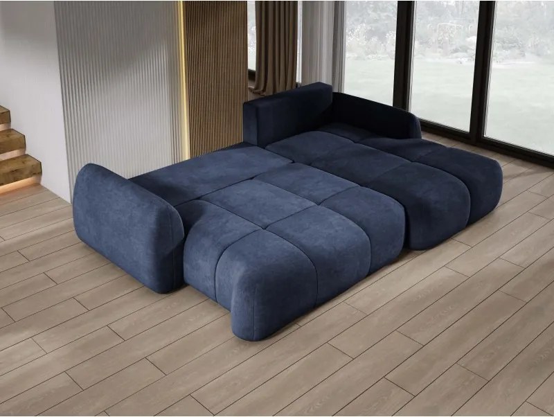 Narożnik COCO z funkcją spania poduszkami i pojemnikiem Cloud 79 DOMOHOME