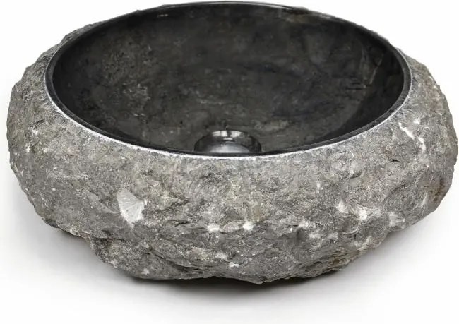 Umywalka kamienna DIVERO - czarny marmur