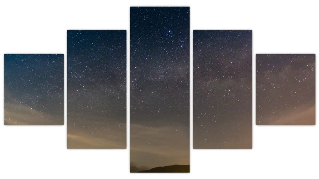 Obraz nocnego nieba (125x70 cm)