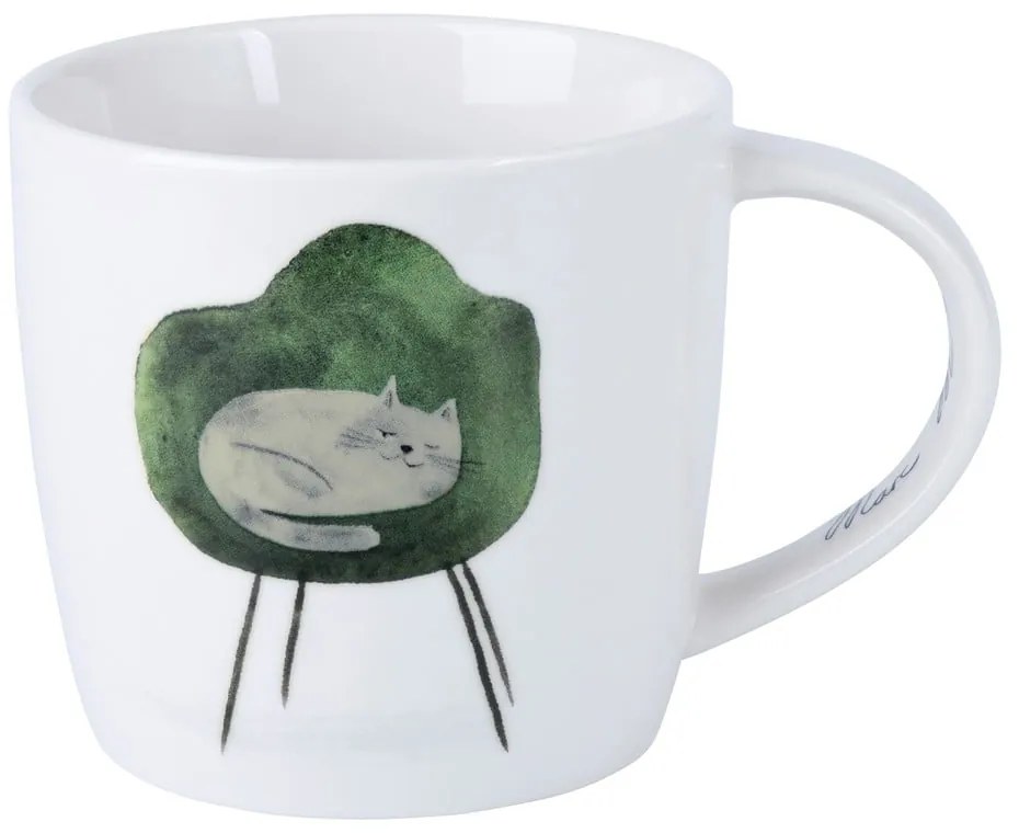 Biały porcelanowy kubek 400 ml Best Feline Friends – Maxwell & Williams