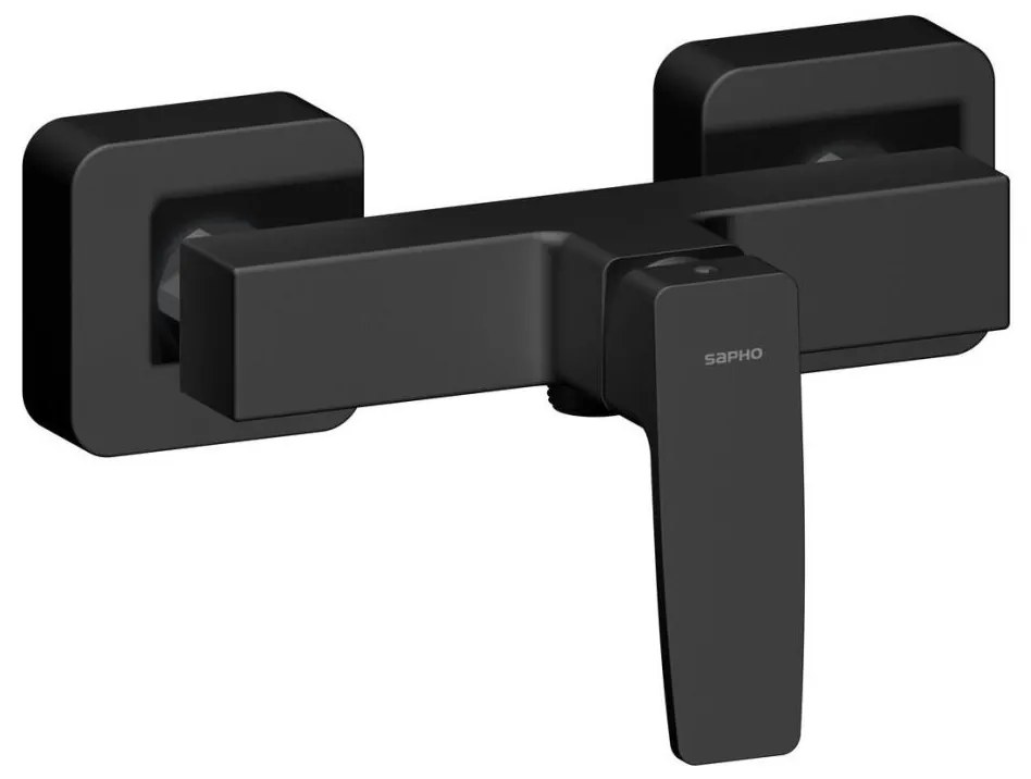 Sapho - Bateria prysznicowa TURSI matowa czerń