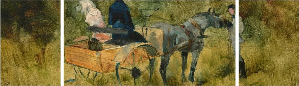 Obraz - Henri de Toulouse-Lautrec, The Trap, reprodukcje (170x50 cm)