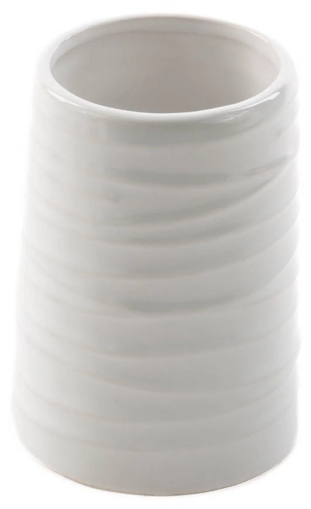 Ceramiczny zestaw akcesoriów łazienkowych WHITE - 4 sztuki w komplecie, ZELLER