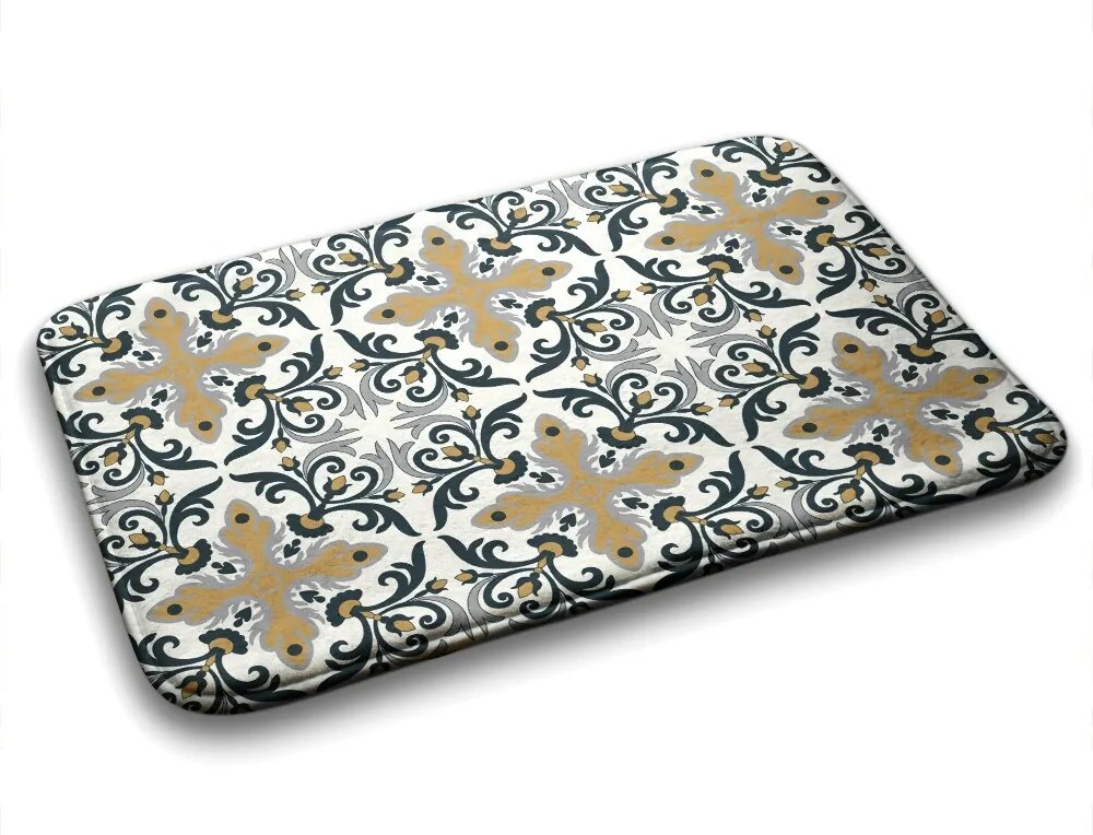 Dywanik łazienkowy antypoślizgowy Dywanik łazienkowy antypoślizgowy Wzory Geometryczne