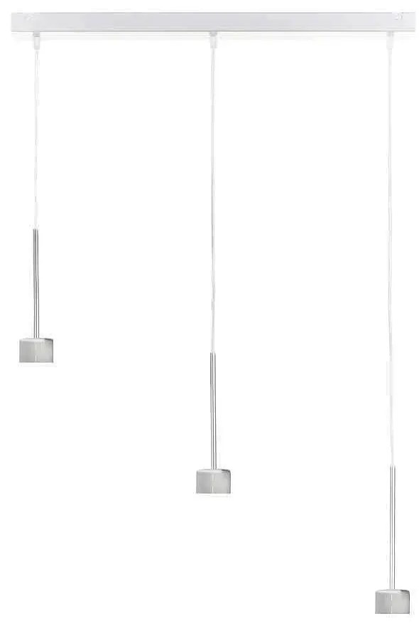 Lampa wisząca glamour na białym stelażu 5 kolorów P1-D20