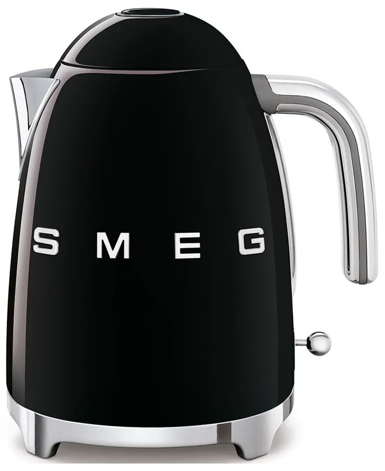 Czarny czajnik elektryczny ze stali nierdzewnej 1,7 l Retro Style – SMEG