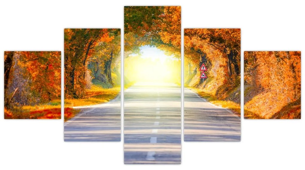 Obraz - Brama wykonana z koron drzew (125x70 cm)
