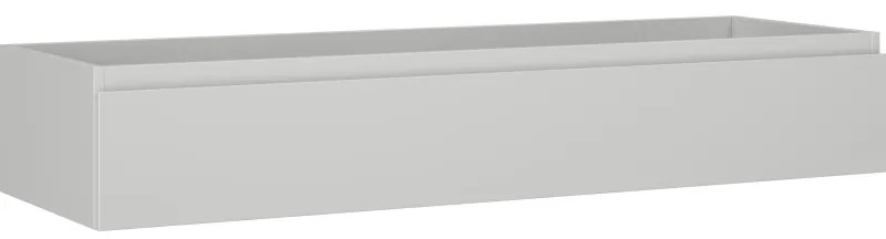 Mexen Orio szafka łazienkowa podumywalkowa 140 cm, 1 szuflada, szara mat - 91A10-14023-1-BF62