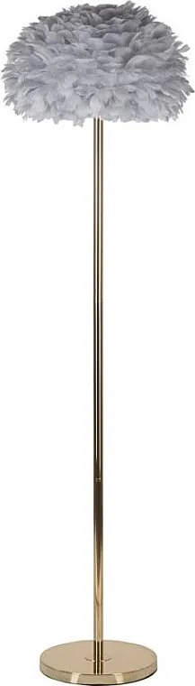 Lampa podłogowa Feathers Slim Szara Cm Ø43X170