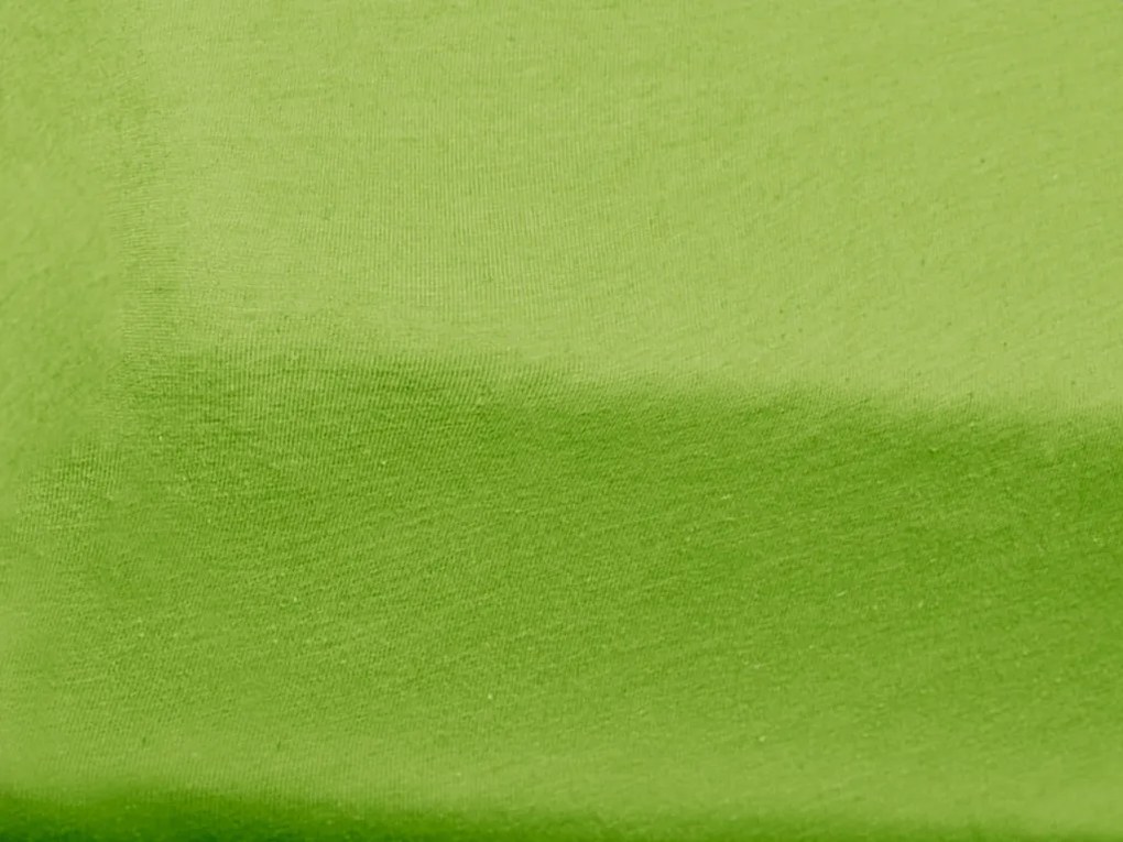 PrzytulneMieszkanie.pl Jersey prześcieradło dziecięce zielone 70x140 cm