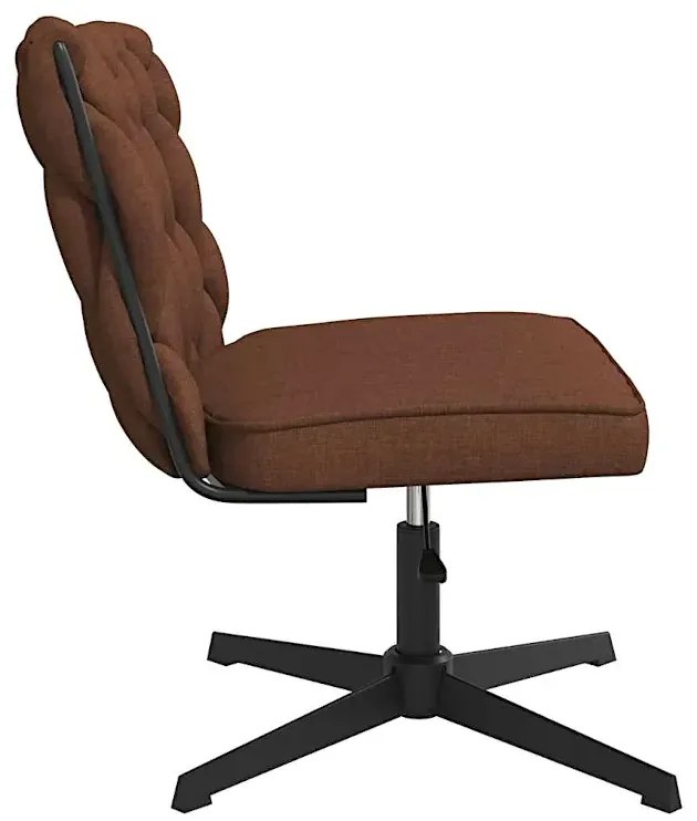 Fotel do biurka glamour brązowy P0-T57