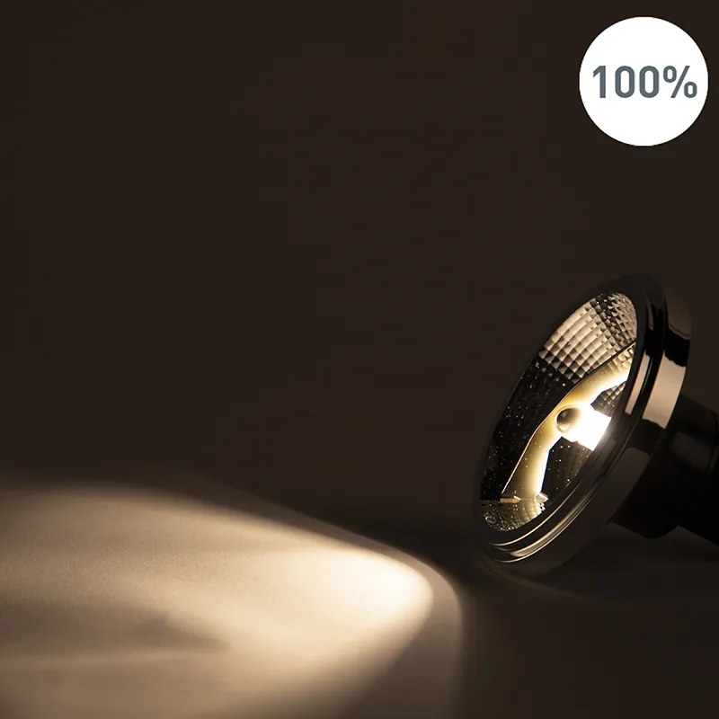 Zestaw 5 żarówek LED GU10 ściemnialnych AR111 11W 810lm 2700K