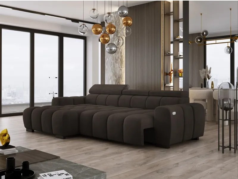 Narożnik OMBO S MINI Lewostronny z Elektryczną Regulacją WERSAL