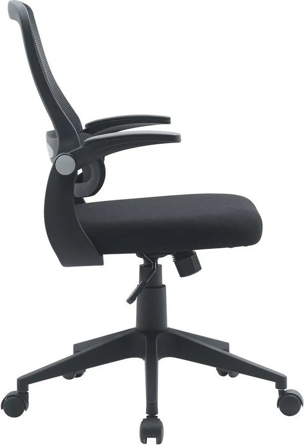 Czarne tapicerowane krzesło biurowe Gilmore – Yes Everyday