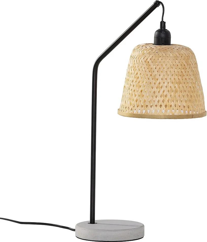 Lampa stołowa Sakura z bambusa, średnica 55 cm.