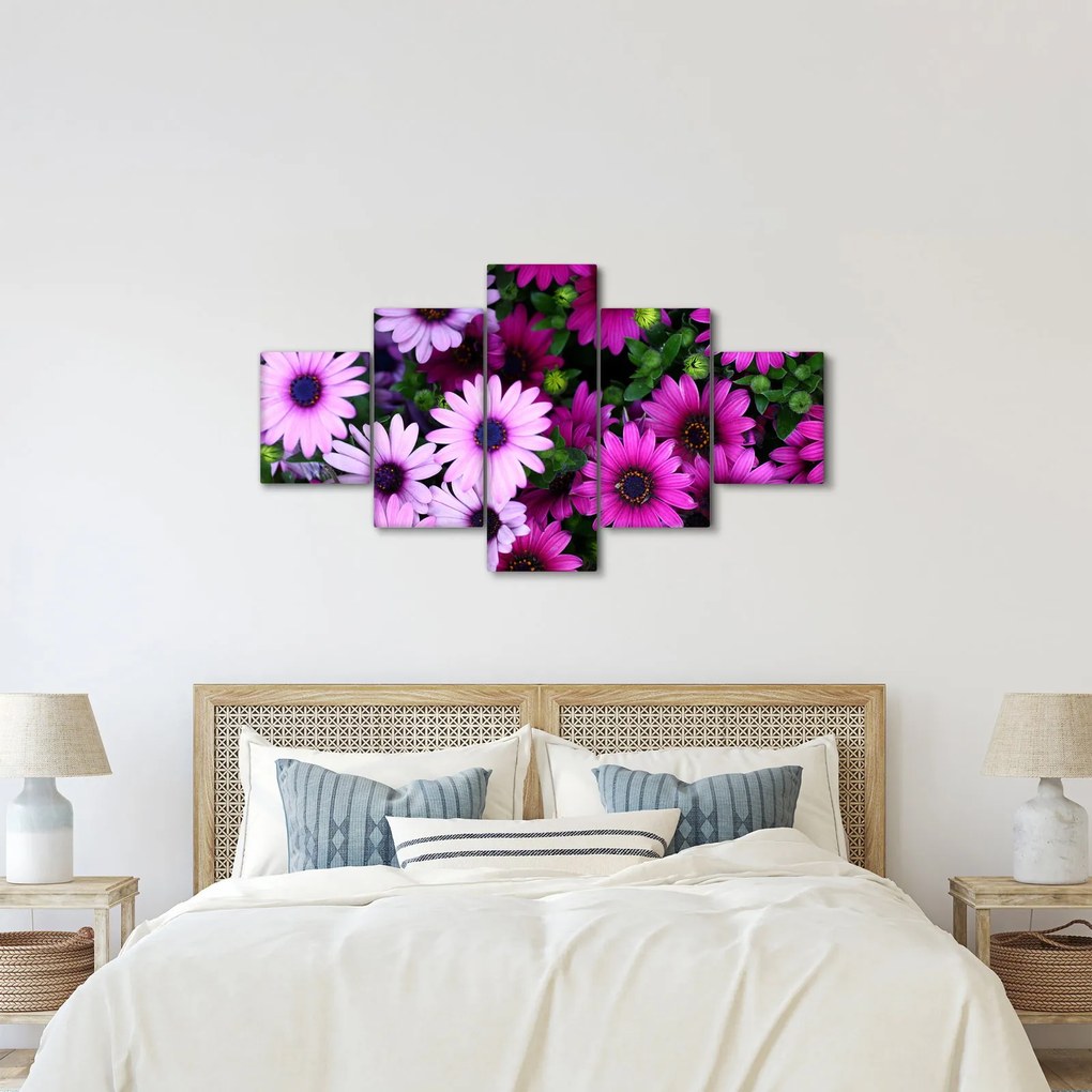 Obraz - Kwiaty (125x70 cm)