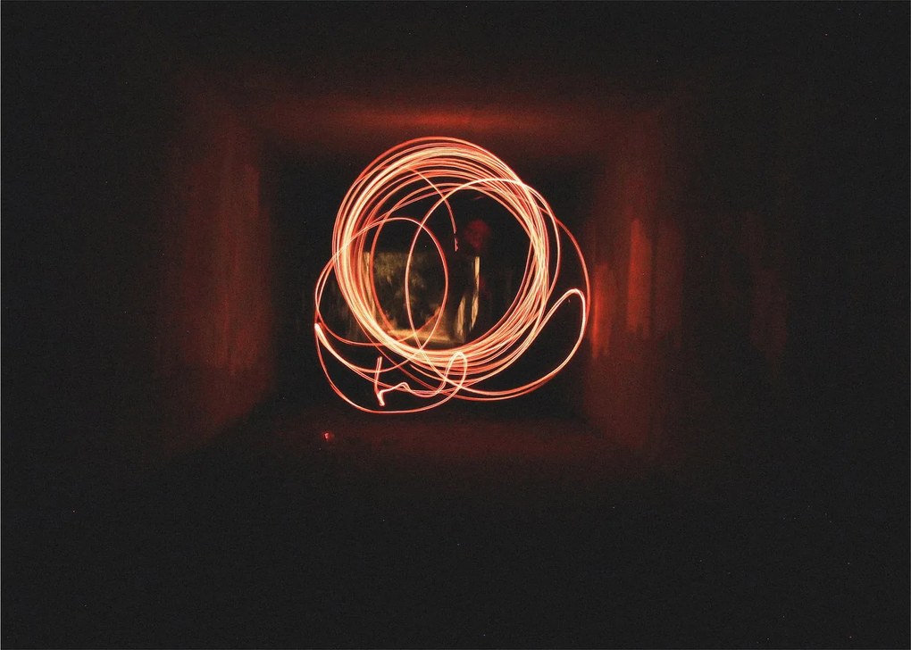 Obraz - linie w tunelu (70x50 cm)
