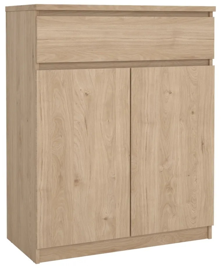 Komoda w dekorze dębu w naturalnym kolorze 80x100x40 cm Naia – Tvilum