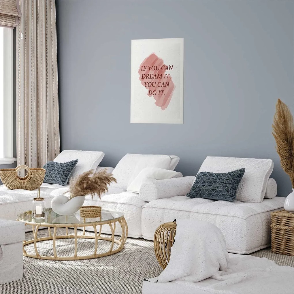 Plakat You Can Do It 60x90 cm bez ramy z marginesem ARTGEIST B