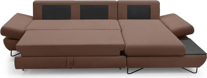 Narożnik LOFT z funkcją spania Regulowane zagłówki i podłokietniki Prawa strona Salvador 04